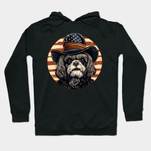 Shih Tzu 4th of July Hoodie